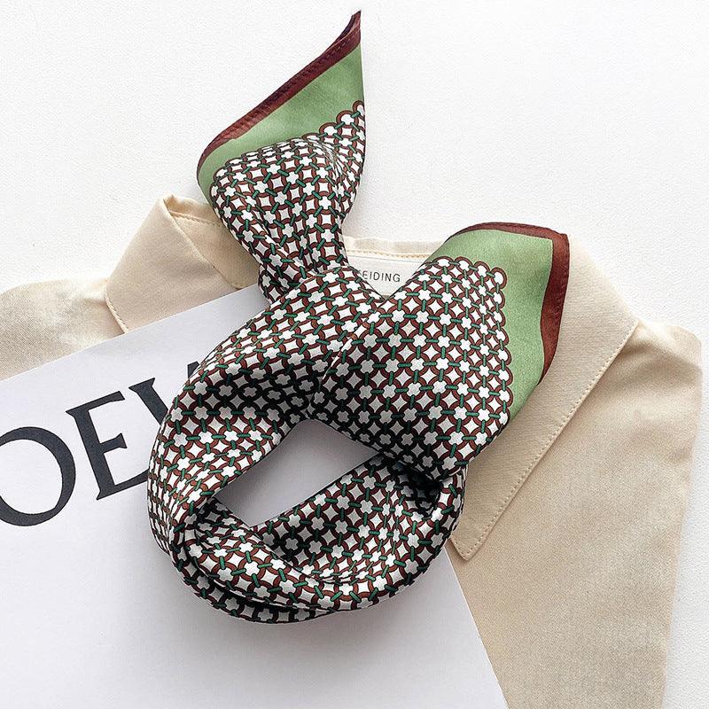 Blue Polka Dot 100% mulberry Silk Scarf/Silk head scarf/Silk hair scarf/Silk neck scarf/Mother's Day Gifts/Bag Accessory/Gift for her