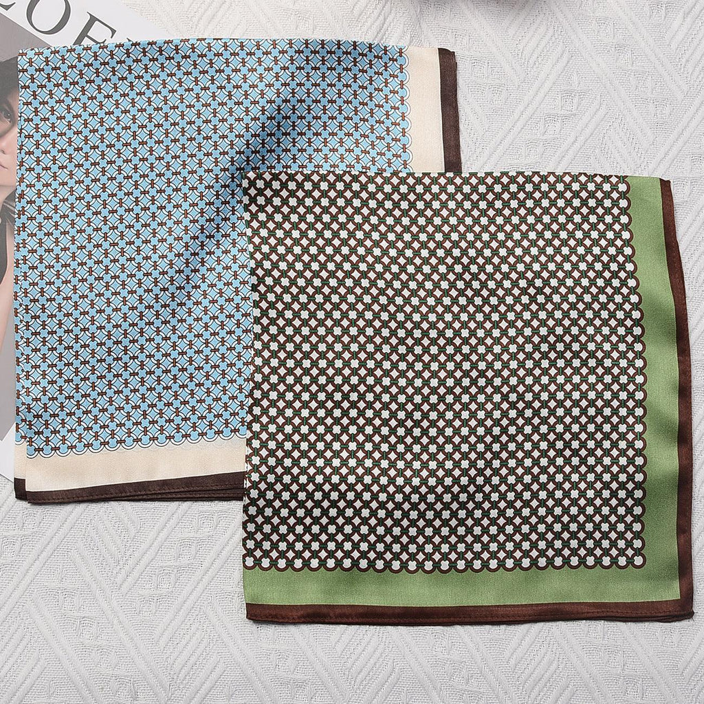 Blue Polka Dot 100% mulberry Silk Scarf/Silk head scarf/Silk hair scarf/Silk neck scarf/Mother's Day Gifts/Bag Accessory/Gift for her