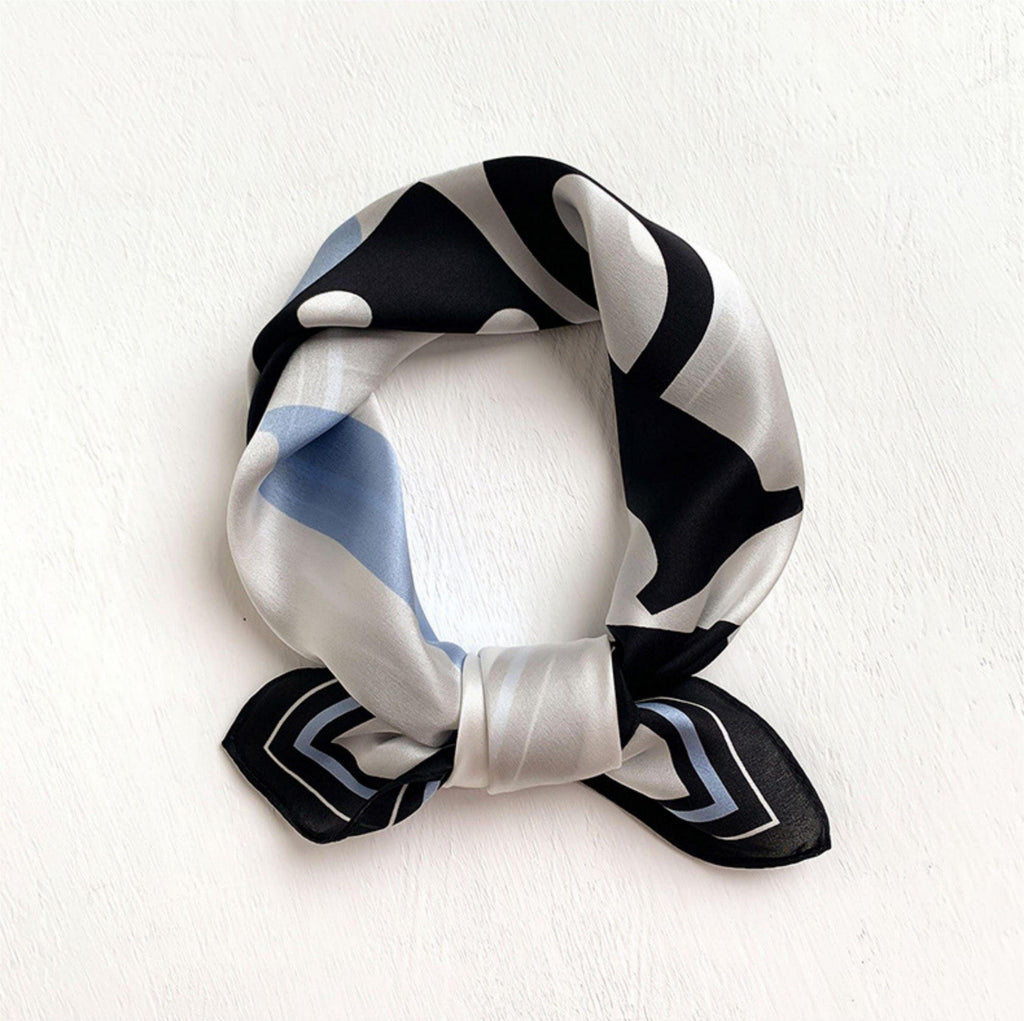 Printed Polka Dots 100% mulberry Silk Scarf/Silk head scarf/Silk hair scarf/Silk neck scarf/Mother's Day Gifts/Bag Accessory/Gift for her