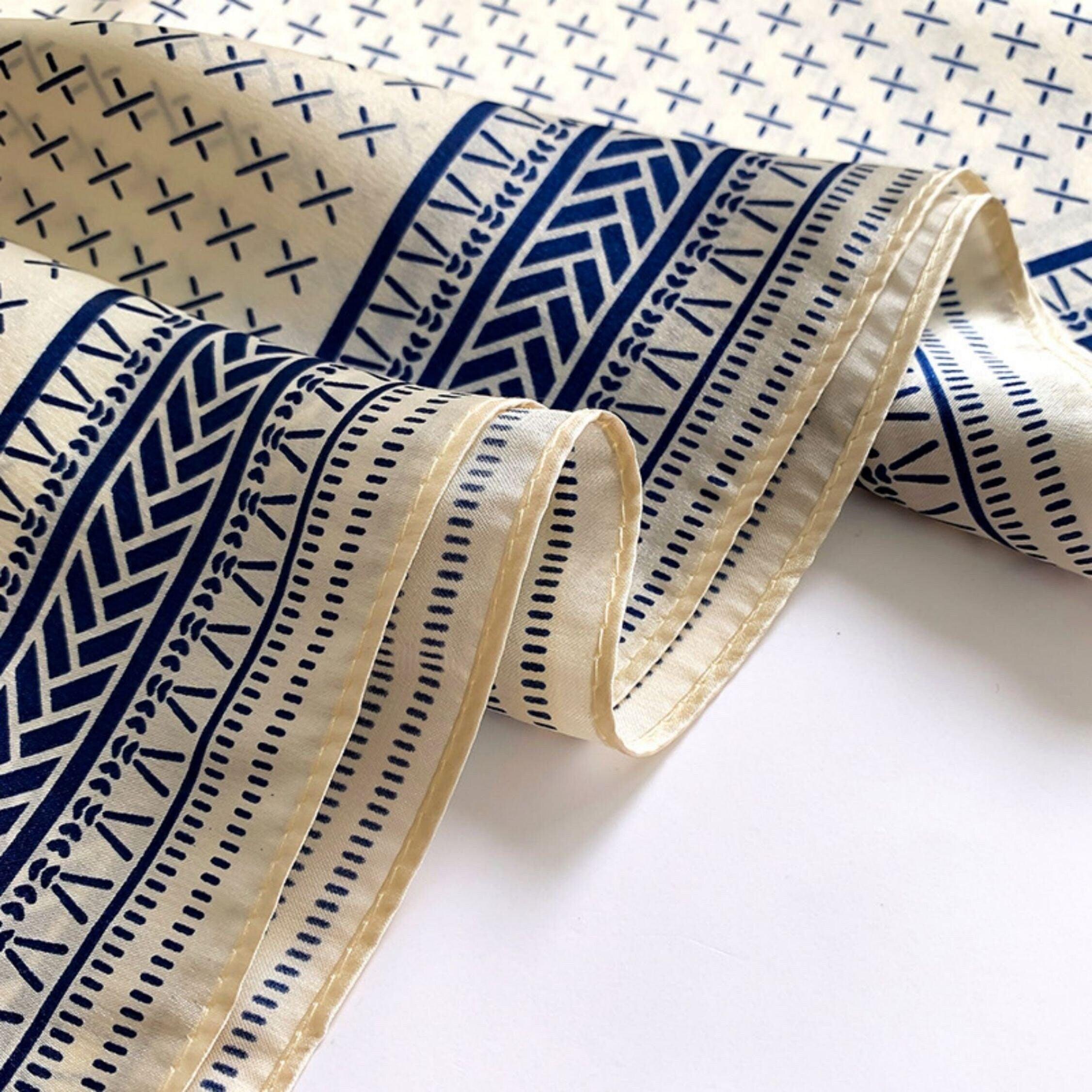 Minimalist Crosshatch 100% mulberry Silk Scarf/Silk head scarf/Silk hair scarf/Silk neck scarf/Mother's Day Gifts/Bag Accessory/Gift for her/For Spring