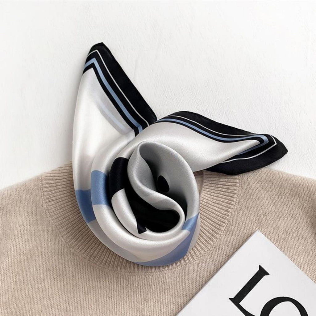 Printed Polka Dots 100% mulberry Silk Scarf/Silk head scarf/Silk hair scarf/Silk neck scarf/Mother's Day Gifts/Bag Accessory/Gift for her